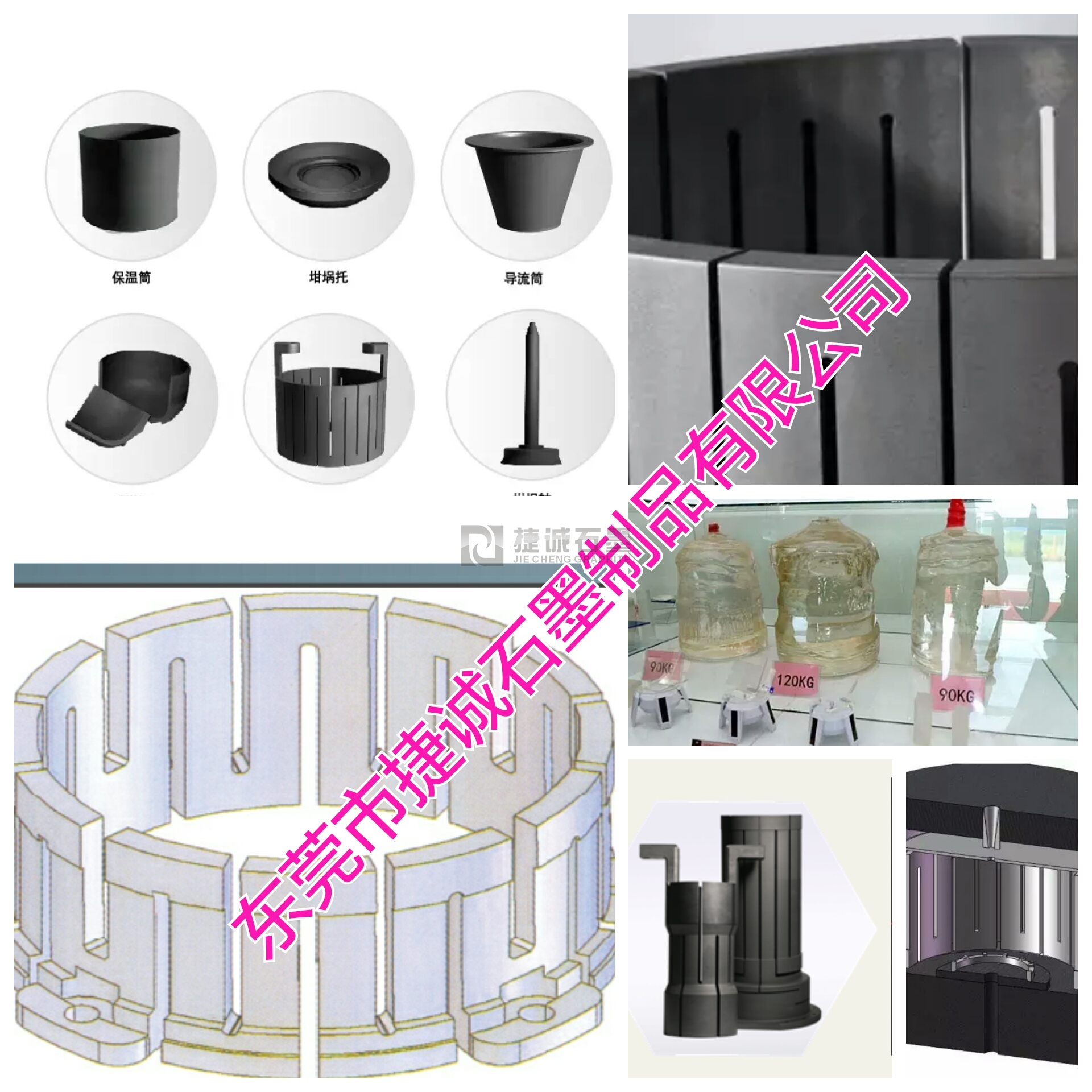 藍寶石長晶爐石墨加熱器